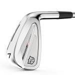 Wilson Dynapower Forged Men's Steel Golf Irons - Left Hand, Stiff, 5-PW, GW