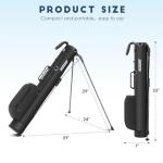 Findway Golf Stand Bag, Upgraded Par 3 Golf Bag Pitch n Putt Small Golf Bag with Ball Holder and Cooler Bag, Lightweight Golf Carry Bag for Men Women