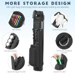 Findway Golf Stand Bag, Upgraded Par 3 Golf Bag Pitch n Putt Small Golf Bag with Ball Holder and Cooler Bag, Lightweight Golf Carry Bag for Men Women