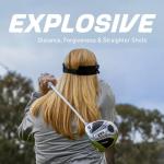 Aspire XD1 Womens Golf Clubs Full Set, Includes Driver, Fairway, Hybrid, 6-PW Irons, Putter, Stand Bag, 3 H/C's, Ultra-Light Graphite Shafts, Golf Clubs Women Left Handed, Comes in 3 Sizes, Pink