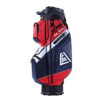 ASK ECHO T-Lock Golf Cart Bag with 14 Way Organizer Divider Top, Premium Cart Bag with Handles and Rain Cover for Men (Navy Blue)