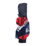 ASK ECHO T-Lock Golf Cart Bag with 14 Way Organizer Divider Top, Premium Cart Bag with Handles and Rain Cover for Men (Navy Blue)