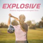 Aspire XD1 Women's Golf Club Set – Ultra-Light Graphite Shafts, Driver, Fairway, Hybrid, 6-PW Irons, Putter, Stand Bag & Headcovers – Right-Handed, Available in Regular, Petite & Tall Sizes – Purple