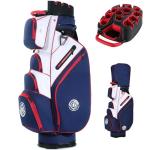 T-Lock Golf Cart Bag, 14 Way Molded Organizer Top Club Bag with Full-Length Dividers, Silent Cart Bags for Men with Handles Ergonomic Padded Strap, Avocado Green