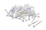 GBM Personalized 100 White Wooden Golf Tees - Customizable Gift Set