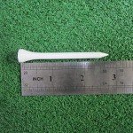 HH-GOLF®1000 Pcs Golf Tees Bulk Wood Tees 2 3/4 Inch Tall, Less Friction Professional White Wooden Tees for Clubs