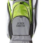 Izzo Golf Izzo Ultra-Lite Stand Golf Bag With Exclusive Features, Lime Green/White