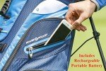 Izzo Golf Izzo Ultra-Lite Stand Golf Bag With Exclusive Features, Lime Green/White