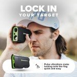 Precision Pro NX7 Pro Golf Rangefinder with Slope Switch- Laser Golf Range Finder Golfing Accessory - Slope, 6X, Flag Lock w Pulse Vibration, 650+ Yard Range Finder Golf Laser Rangefinder
