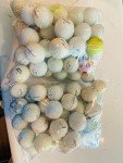100 Ball Mesh Bag Hit Away Practice Used Golf Balls