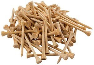 500 Premium 3 1/4 inch Bamboo Golf Tees Professional Grade, biodegradeable, high Performance, Bulk Pack