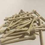 500 Premium 3 1/4 inch Bamboo Golf Tees Professional Grade, biodegradeable, high Performance, Bulk Pack