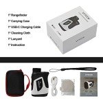 Golf Rangefinder Slope 1000 Yards Rechargeable Golf Laser Range Finder Flagpole Locking Vibration 6X Magnification Golfing Rangefinders for Golfers by VYTOOV