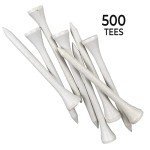 Pride Golf Tee, 2-3/4 inch Deluxe Tee , White
