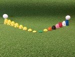 BirTee Golf Tees - PRO Speed Version with Enhanced Durability - 8 Pack. Indoor Golf Tees/Golf Simulator Tees/Winter Golf Tees. (Red)