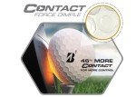 2023 Bridgestone Golf e12 Contact Golf Balls, White, Dozen