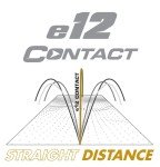 2023 Bridgestone Golf e12 Contact Golf Balls, White, Dozen