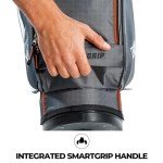 Izzo Golf Ultra-Lite Stand Golf Bag with Dual-Straps & Exclusive Features, Grey/Orange, 3.2 pounds