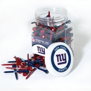 Team Golf NFL New York Giants Jar Of 175 Golf Tees 2-3/4" Golf Tees, 175 Pack, Regulation Size, Multi Team Colors