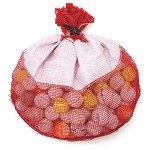 50 Recycled Golf Balls for Men - Hit-Away Bulk Used Golf Balls - Ideal for Practice & Range Sessions - Mixed Variety Shag Balls in Mesh Carry Bag