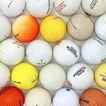 50 Recycled Golf Balls for Men - Hit-Away Bulk Used Golf Balls - Ideal for Practice & Range Sessions - Mixed Variety Shag Balls in Mesh Carry Bag
