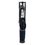 Orlimar Pitch 'n Putt Golf Lightweight Stand Carry Bag, Midnight Blue Par 3 Small Executive Golf Club Bag for a Few Clubs Range Men & Women with 2 Way Divider Top 1 Pocket Shoulder Strap Carry Handle