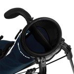Orlimar Pitch 'n Putt Golf Lightweight Stand Carry Bag, Midnight Blue Par 3 Small Executive Golf Club Bag for a Few Clubs Range Men & Women with 2 Way Divider Top 1 Pocket Shoulder Strap Carry Handle