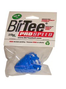 BirTee Pro Golf Tees - Size #6 (1 1/2") Individual Size Pack - 2 Tees Per Pack. Winter/Mat/Simulator Tees (Blue)