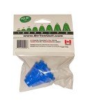 BirTee Pro Golf Tees - Size #6 (1 1/2") Individual Size Pack - 2 Tees Per Pack. Winter/Mat/Simulator Tees (Blue)