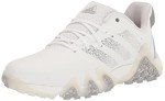adidas Men's CodeChaos 22 Spikeless Golf Shoes, Footwear White/Silver Metallic/Grey Two, 11.5