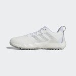 adidas Men's CodeChaos 22 Spikeless Golf Shoes, Footwear White/Silver Metallic/Grey Two, 11.5