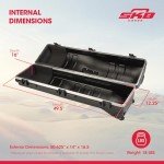 SKB Hard Shell Golf Bag, ATA Deluxe Travel Case w/ Wheels & Latches, 49", Large