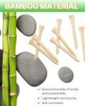 weyleity Bamboo Golf Tees | 1000 Pack 2 3/4 inch | 7X Strong, Reduce Friction & Side Spin