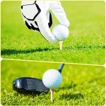 Vinsot 500 Pack Golf Tees Bulk 3-1/4 Inch Colored Wood Golf Tees Bulk Unbreakable Long Tall Golf Tees for Men Women Kids Golf Balls Game