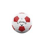 Callaway Golf 2022 Chrome Soft Golf Balls, White/Red Truvis