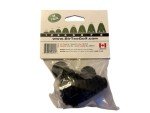 BirTee Golf Tees - PRO Speed Plus with Flexibility & Durability - 8 Pack. Indoor Golf Tees/Golf Simulator Tees/Winter Plastic Golf Tees (Black)