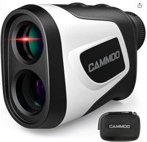 CAMMOO Golf Hunting Rangefinder with Slope, 1100Y Range Finder Golfing with 5 Mode, 6X Magnification, USB Charging, Clear&Accurate Measurement,Vibration Alert, for Hunting,Golfing, Measurement - M1000