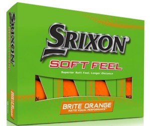 Srixon Soft Feel 13 Brite Orange Golf Balls