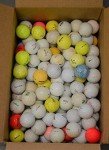 100 Shag/Practice/Hit Away/Range Used Golf Ball Mix in Mesh Bag - Golf Ball Planet