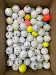 100 Shag/Practice/Hit Away/Range Used Golf Ball Mix in Mesh Bag - Golf Ball Planet