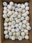 100 Shag/Practice/Hit Away/Range Used Golf Ball Mix in Mesh Bag - Golf Ball Planet