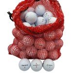 Golf Ball Planet 72 Store Line Assorted Used Recycled Golf Balls in Mesh Bag 4A/3A Condition