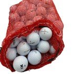 Golf Ball Planet 72 Store Line Assorted Used Recycled Golf Balls in Mesh Bag 4A/3A Condition