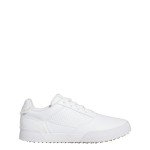 adidas Women's Retrocross Spikeless Golf Shoes, Footwear White/Sand Strata/Gum 3, 7.5