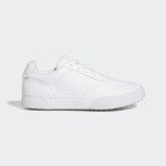 adidas Women's Retrocross Spikeless Golf Shoes, Footwear White/Sand Strata/Gum 3, 7.5