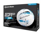 TaylorMade Golf SPEEDSOFT Ink Golf Balls Blue ONE Dozen
