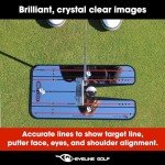 EyeLine Golf Classic Putting Mirror - 17.5" x 9.25" Alignment Training Aid Used by Top Tour Pros for Consistent Setup, Checks Eyes-Shoulders-Putter Face for Improved Accuracy, Indoor-Outdoor Practice