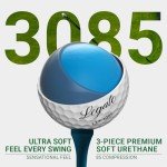 Legato Golf Balls LTX3085 | Designed to Help Golfers Break 90 | Maximized Distance with Soft Feel | 3 Piece | Urethane Cover | 85 Compression