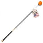 Orange Whip Mid-Size Golf Swing Trainer Aid for Improved Rhythm, Flexibility, Balance, Tempo, Swing Plane, and Strength, Patented and Made in USA, 43.5"