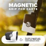 Precision Pro NX9 Golf Rangefinder with Slope Switch- Laser Range Finder Golfing Accessory - Cart Magnet, Slope, 6X, Flag Lock w Pulse, 900+ Yard Range Laser Golf Range Finder